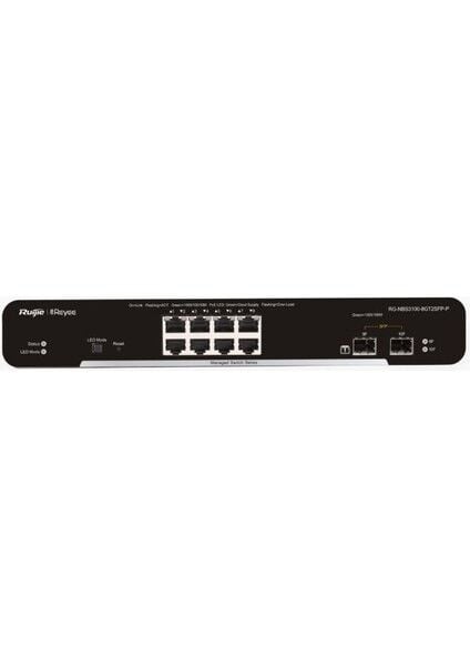 Reyee Ruijie- RG-NBS3100-8GT2SFP-P 8xge-2xge/sfp Yönetilebilir 125W Poe Switch