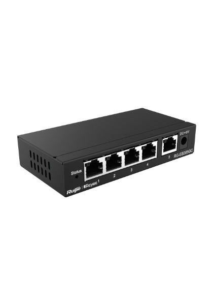 Ruijie Reyee RG-ES205GC, 5-Port Gigabit Cloud Mananged Non-Poe Switch