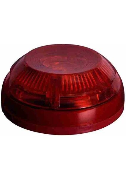 Teknim TFS-3192 R Konvansiyonel Flaşörlü Yangın Alarm Sireni Kırmızı