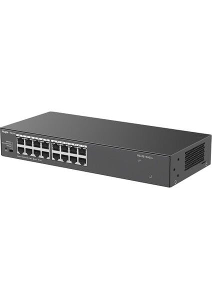 Reyee RG-ES116G-L 16 Portlu, 10/100/1000 Gigabit, Tak Çalıştır, Çelik Kasa