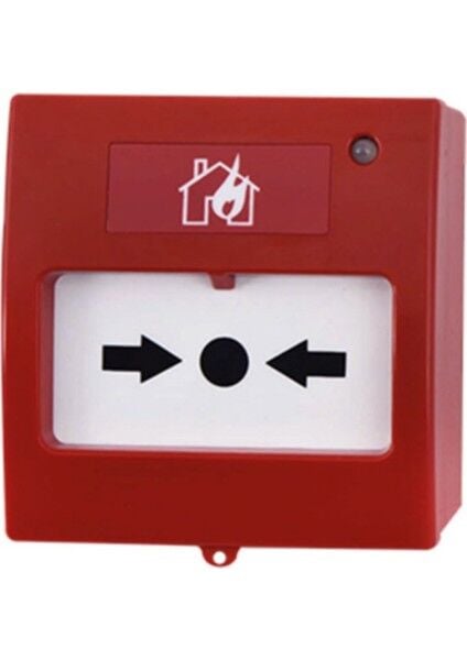 Teknim TFB-3168 Konvansiyonel Tekrar Kurulabilir Yangın Alarm Butonu, LED Göster