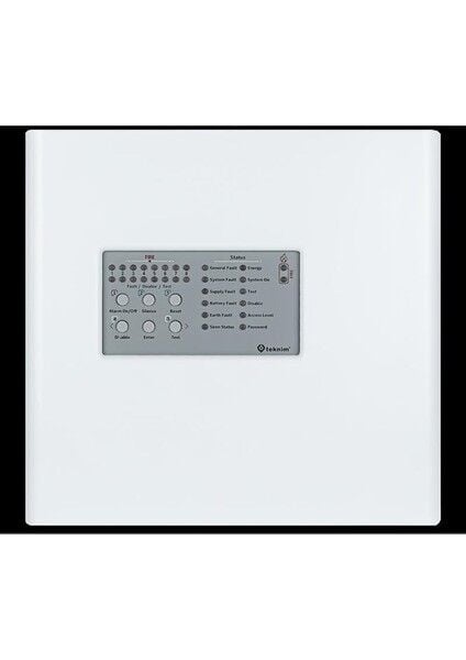 Teknim TFP-4408P Konvansiyonel 8 Bölgeli Yangın Alarm Paneli Plastik Kasa