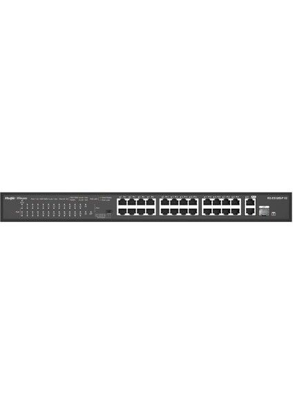Ruijie Reyee RG-ES126S-P V2 26 Port 370W 2xgigabit Uplink, 1xsfp Yönetilemez Poe Switch