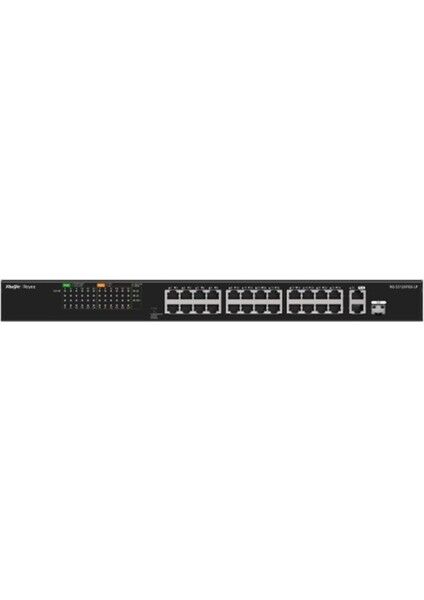 Ruijie Reyee RG-ES126S-P V2 26 Port 370W 2xgigabit Uplink, 1xsfp Yönetilemez Poe Switch