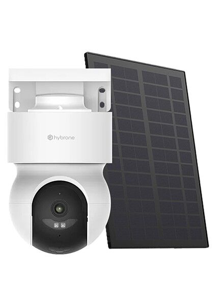 Hybrone HY-CW3014-PB  Dış Ortam Akıllı Wi-Fi Batarya/güneş Paneli Kamera