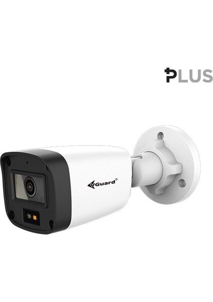 Vguard VG-535AD-BF 5mp 3.6mm Sabit Lens H.265+ Dahili Sesli Dual Light Renkli Ir Bullet Ip Kamera